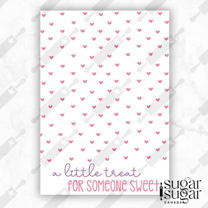 Little Treat Hearts Mini Cookie Card