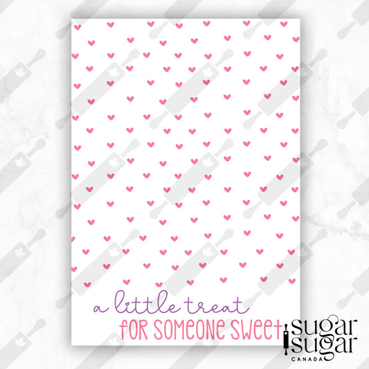 Little Treat Hearts Mini Cookie Card
