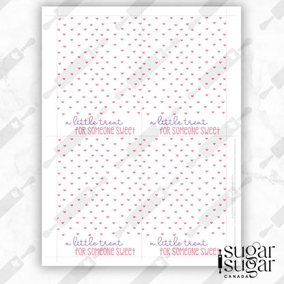Little Treat Hearts Mini Cookie Card