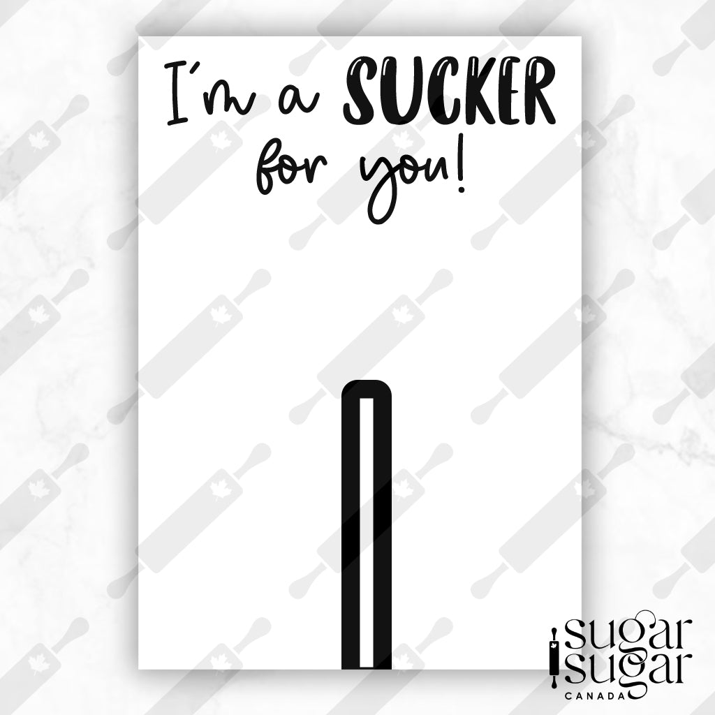Sucker For You Mini Cookie Card