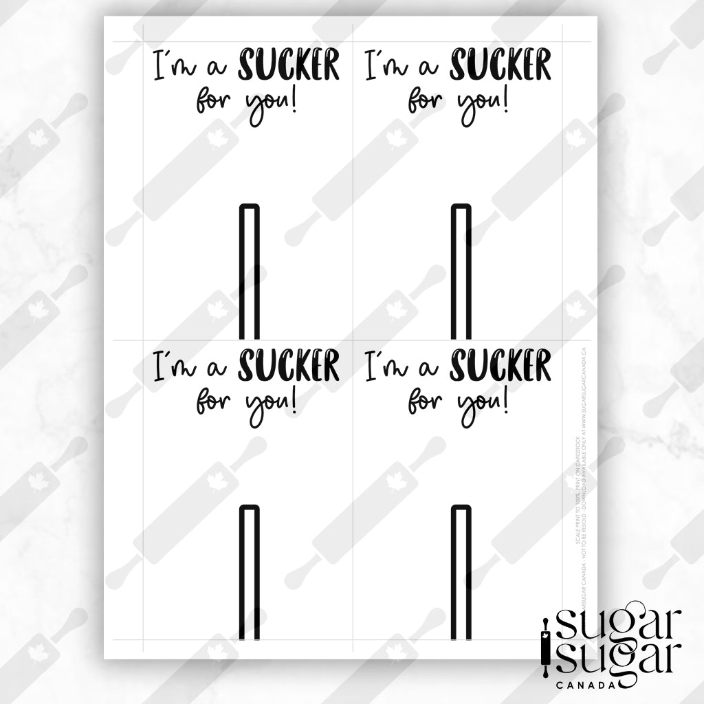 Sucker For You Mini Cookie Card
