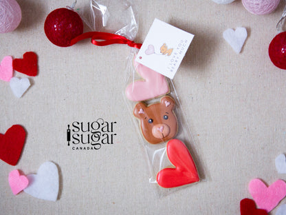 Beary Balloon Square Tag