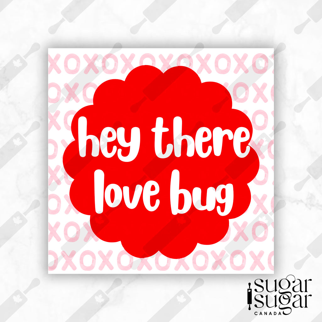 Love Bug Square Tag