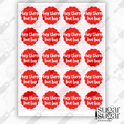 Love Bug Square Tag