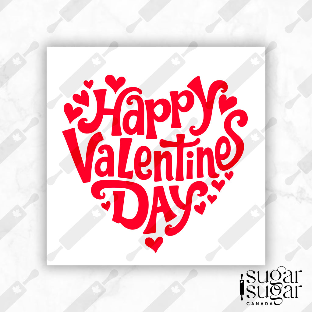 Vday Heart Square Tag