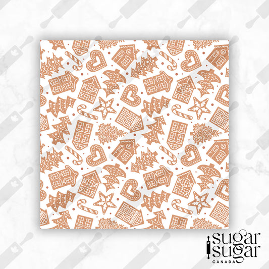 All Gingerbread Box Backer