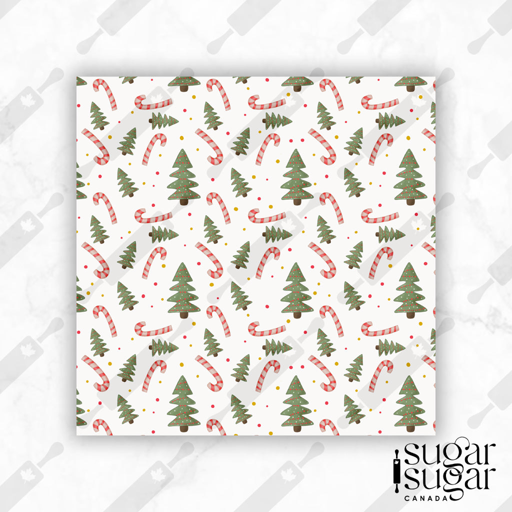 Christmas Trees Box Backer