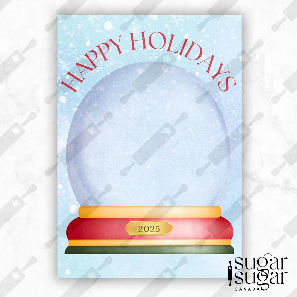 Snowglobe Mini Cookie Card