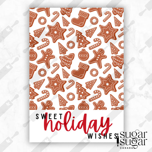 Sweet Gingy Holiday Mini Cookie Card
