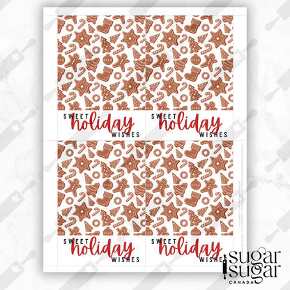 Sweet Gingy Holiday Mini Cookie Card