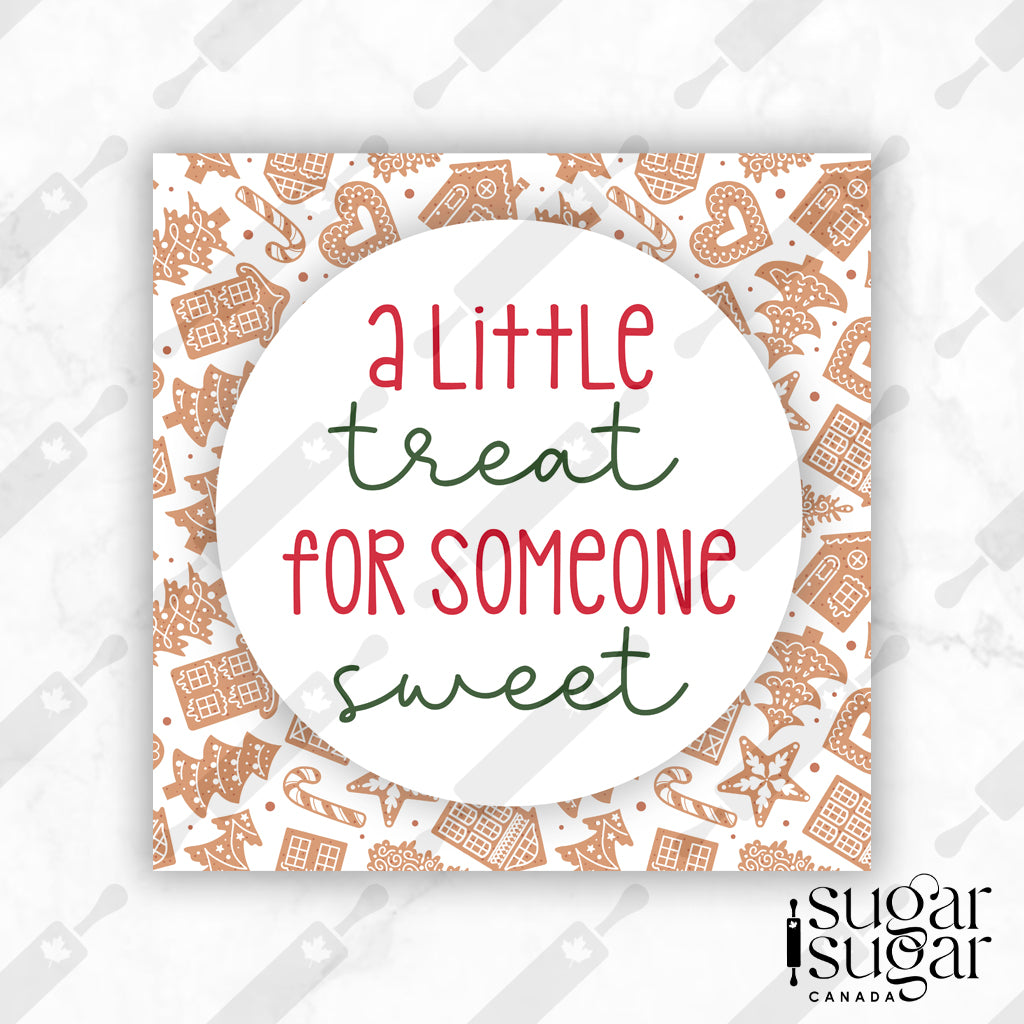 All Gingerbread Treat Square Tag