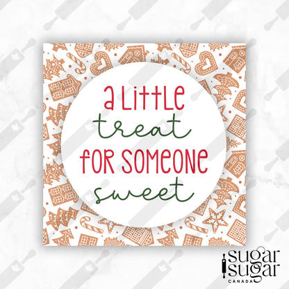 All Gingerbread Treat Square Tag
