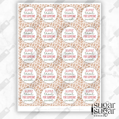 All Gingerbread Treat Square Tag