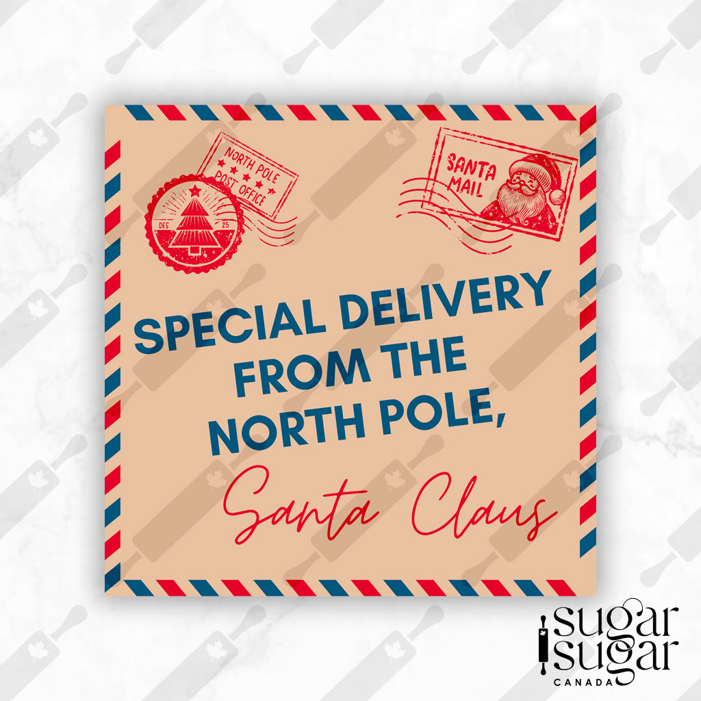Special Delivery Mail Square Tag