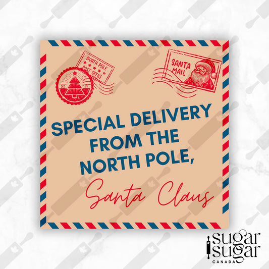 Special Delivery Mail Square Tag