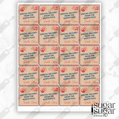 Special Delivery Mail Square Tag