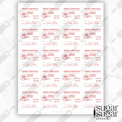 Express Delivery Square Tag