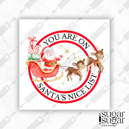 Nice List Square Tag