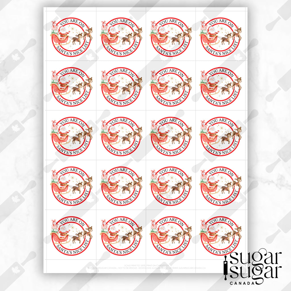 Nice List Square Tag