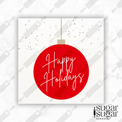 Holiday Ornament Square Tag