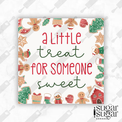 Gingerbread Sweet Treat Square Tag