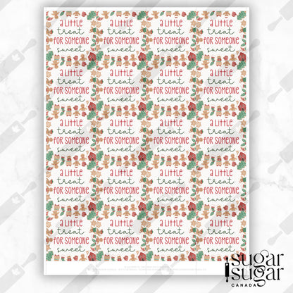 Gingerbread Sweet Treat Square Tag